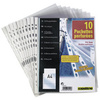 Oxford Pochettes perforées SM3, A4, PVC, transparent  - 51087