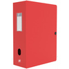 Oxford Boîte de classement Memphis, dos de 80 mm, rouge - 51267