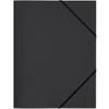 ELBA Chemise à élastique standard, A4, en PP, noir - 55725