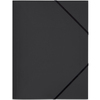 ELBA Chemise à élastique standard, A4, en PP, noir - 55725
