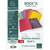 EXACOMPTA Chemises ROCK'S, A4, assorti - 51912