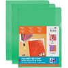 ELBA Pochettes coins M Star, en film solide PVC 0,15mm, vert - 52544
