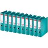 Esselte Classeur en plastique standard, A4, 75 mm, turquoise - 59902