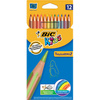 BIC KIDS Crayons de couleur Tropicolors , étui carton de 18