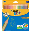 BIC KIDS Crayons de couleur Tropicolors, étui en carton