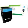 LEXMARK Toner rechargé pour LEXMARK CX310N, cyan, HC