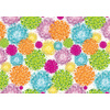 SUSY CARD Papier cadeau 'Vibrant Flowers', sur rouleau