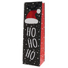 SUSY CARD Sac cadeau de Noël pour bouteille 'Ho Ho Ho'
