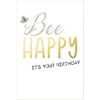 SUSY CARD Carte d'anniversaire Bee yourself 'Abeille'
