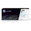 hp Toner hp 508A pour hp Color LaserJet M522dn, cyan - F361A