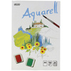 herlitz Bloc de papier aquarelle, 210 x 298 mm, contenu: 20