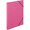 herlitz Classeur à anneaux easyorga, A4, carton, fuchsia