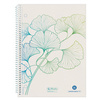 herlitz Cahier spiralé GREENline Ginkgo, A5, quadrillé