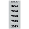 herlitz Etiquette imprimée pour classeur année 2023, gris