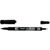 PILOT Marqueur permanent Twin Marker, BONUS PACK, noir