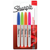 Sharpie Marqueur permanent FINE 'Fun', blister de 4