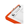 Läufer Porte-bloc à pince Safety, avec compartiment, orange