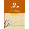 CANSON Bloc de papier millimétré, A4, 90 g/m2, bistre - 24720