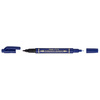 Pentel Marqueur permanent Pen, double pointe, bleu