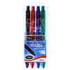 Pentel Roller encre gel liquide EnerGel-X BL107, étui de 4