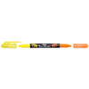 Pentel Surligneur 'TWIN CHECKER', 2 pointes, jaune / orange