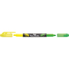 Pentel Surligneur 'TWIN CHECKER', 2 pointes, jaune / vert