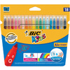 BIC KIDS Feutre Kid Couleur medium, étui en carton de 18