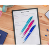 BIC Stylo à bille rétractable 4 Colours Smooth Gradient, S