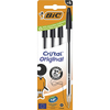 BIC Stylo à bille Cristal Original, boîte carton de 4, noir
