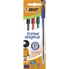 BIC Stylo à bille Cristal Original, boîte carton de 4