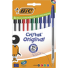 BIC Stylo à bille Cristal Original, boîte de 10, assorti