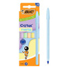 BIC Stylo à bille Cristal Pastel, assorti, blister de 5