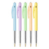 BIC Stylo à bille rétractable M10 Pastel, boîte de 50