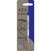PARKER Recharge pour stylo QUINKflow, F, blister, bleu