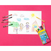 Paper:Mate Crayons de cire Kids Colouring, blister de 8
