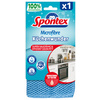 Spontex Chiffon épais microfibre Küchenwunder 3D, bleu