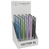 PARKER Stylo plume VECTOR XL, présentoir de 20