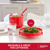 Sistema Boîte pour micro-ondes MICROWAVE, 1,29 l, rouge