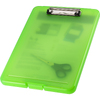 helit Porte-bloc avec compartiment 'the clip', A4, vert