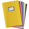 herlitz Protège-cahier format A4, gaufré (raphia), PP, jaune