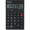 SHARP Calculatrice de bureau EL-125 TWH, solaire/pile