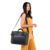 BESTLIFE Business Sacoche pour laptop ALYA, vert foncé/noir