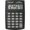 Rebell Calculatrice de poche HC 208, noir
