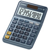 CASIO Calculatrice de bureau MS-100EM, 10 chiffres, argent  - 68730