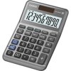 CASIO Calculatrice de bureau MS-100F, 10 chiffres, argent