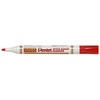 Pentel Marqueur pour tableau blanc MW85, pointe ogive, rouge