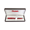 Pentel roller à encre gel EnerGel Sterling BL407, rouge