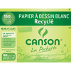 CANSON Papier à dessin recyclé, A3, 160 g/m2, blanc