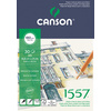 CANSON Bloc papier dessin '1557', A5, 180 g/m2, 30 feuilles