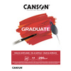 CANSON Bloc de dessin GRADUATE HUILE & ACRYLIQUE, A4